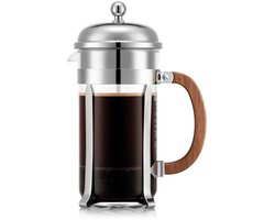 Bodum 11652-16-107, Franse druk, 1 l, Roestvrijstaal, Transparant, Roestvrijstaal, Hout, 8 kopjes, 141 mm