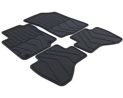 Rubber Automatten geschikt voor Citroën C1 - Bouwjaar: 2009-2014 - Originele pasvorm - 4-delig
