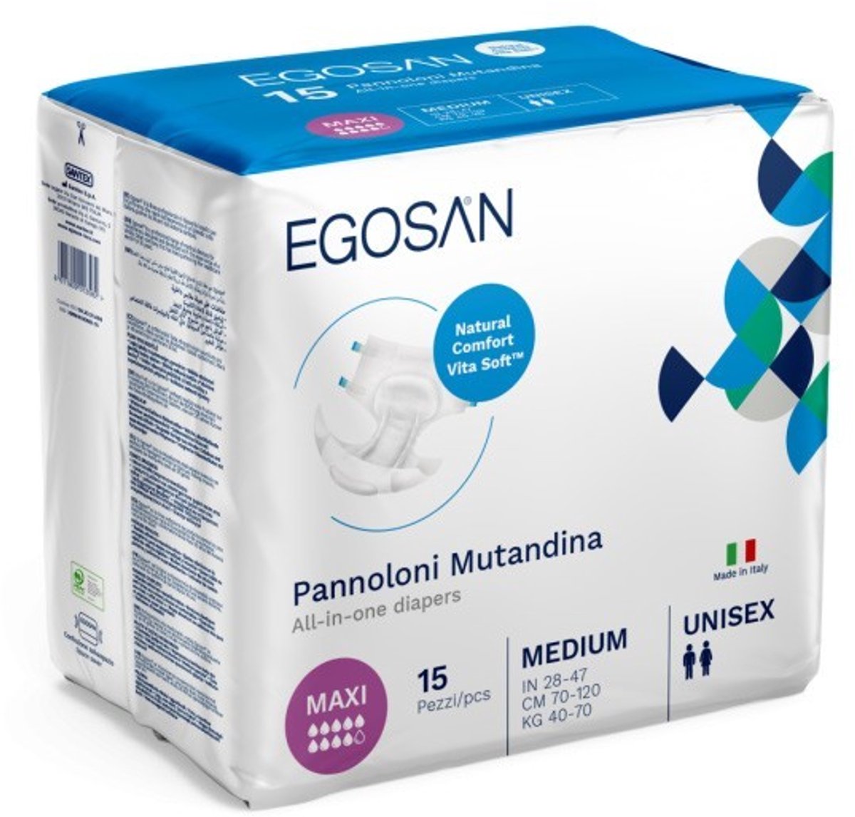 Egosan Vita Soft Maxi Medium - 8 pakken van 15 stuks