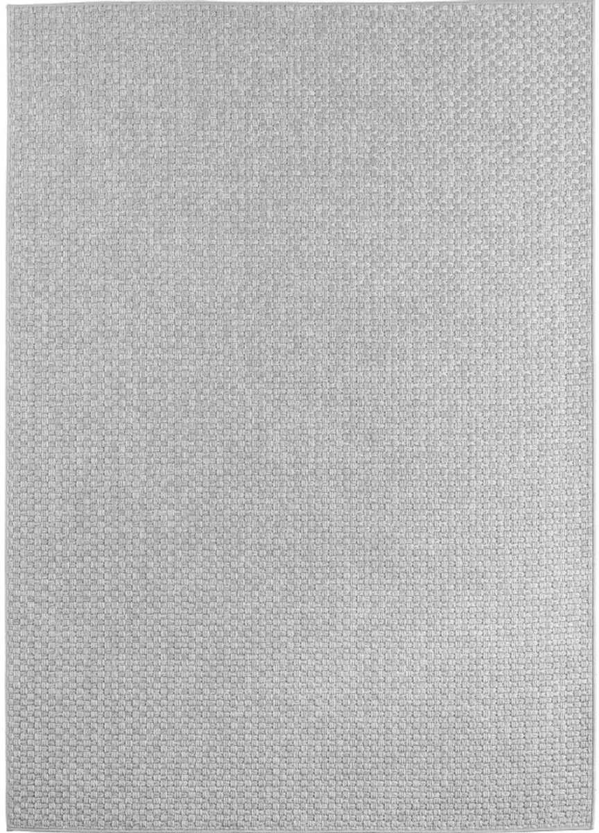 Buitenkleed Outdoor Geweven Vloerkleed Grijs 120 x 170 cm