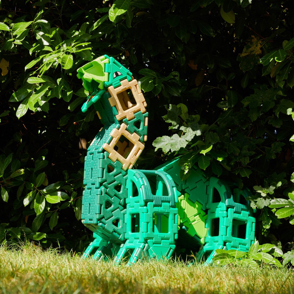 Giant Polydron - dinosaurus set (21 x 21 cm)