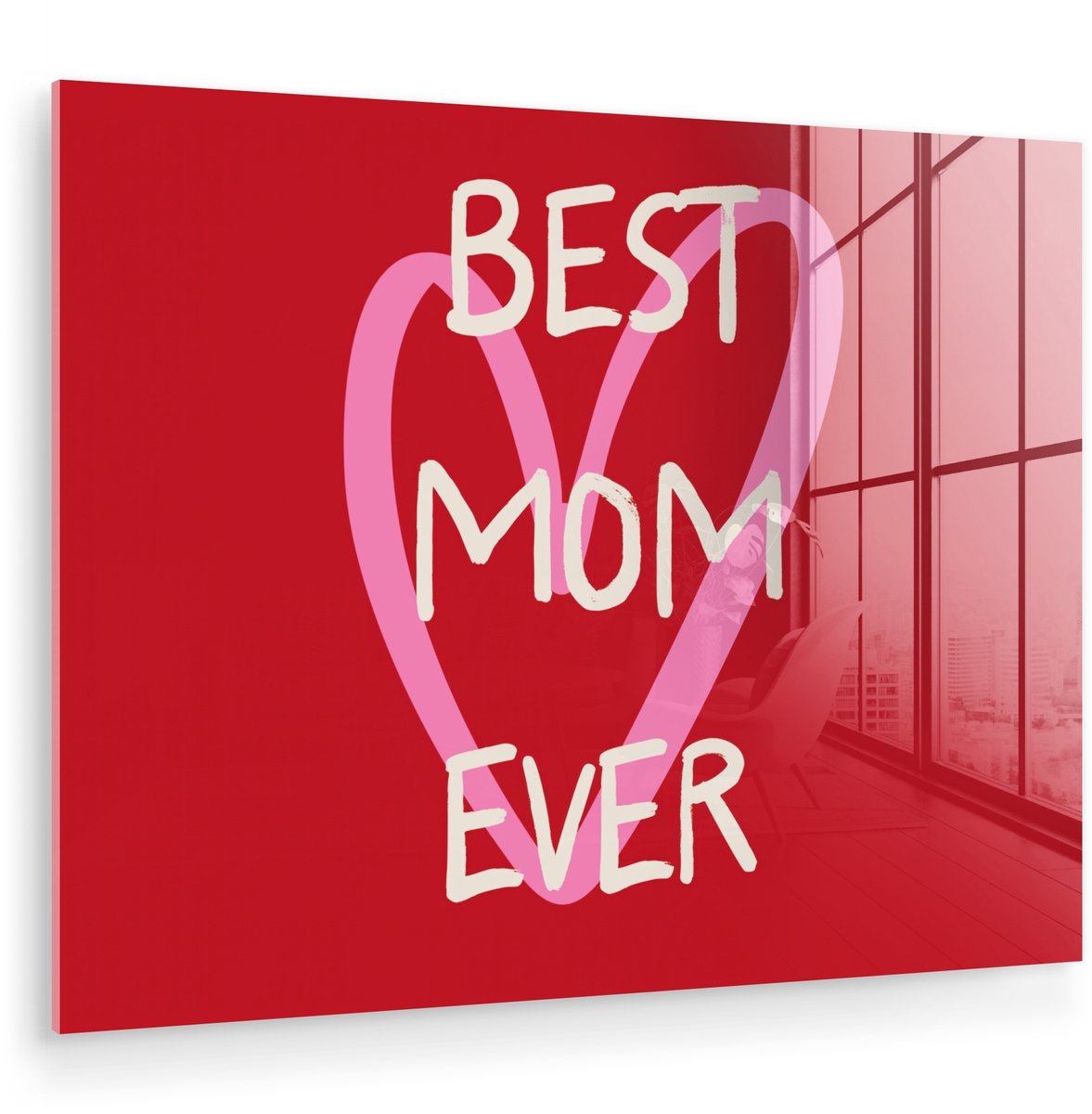 Moeder - Quote - Hartje - Rood