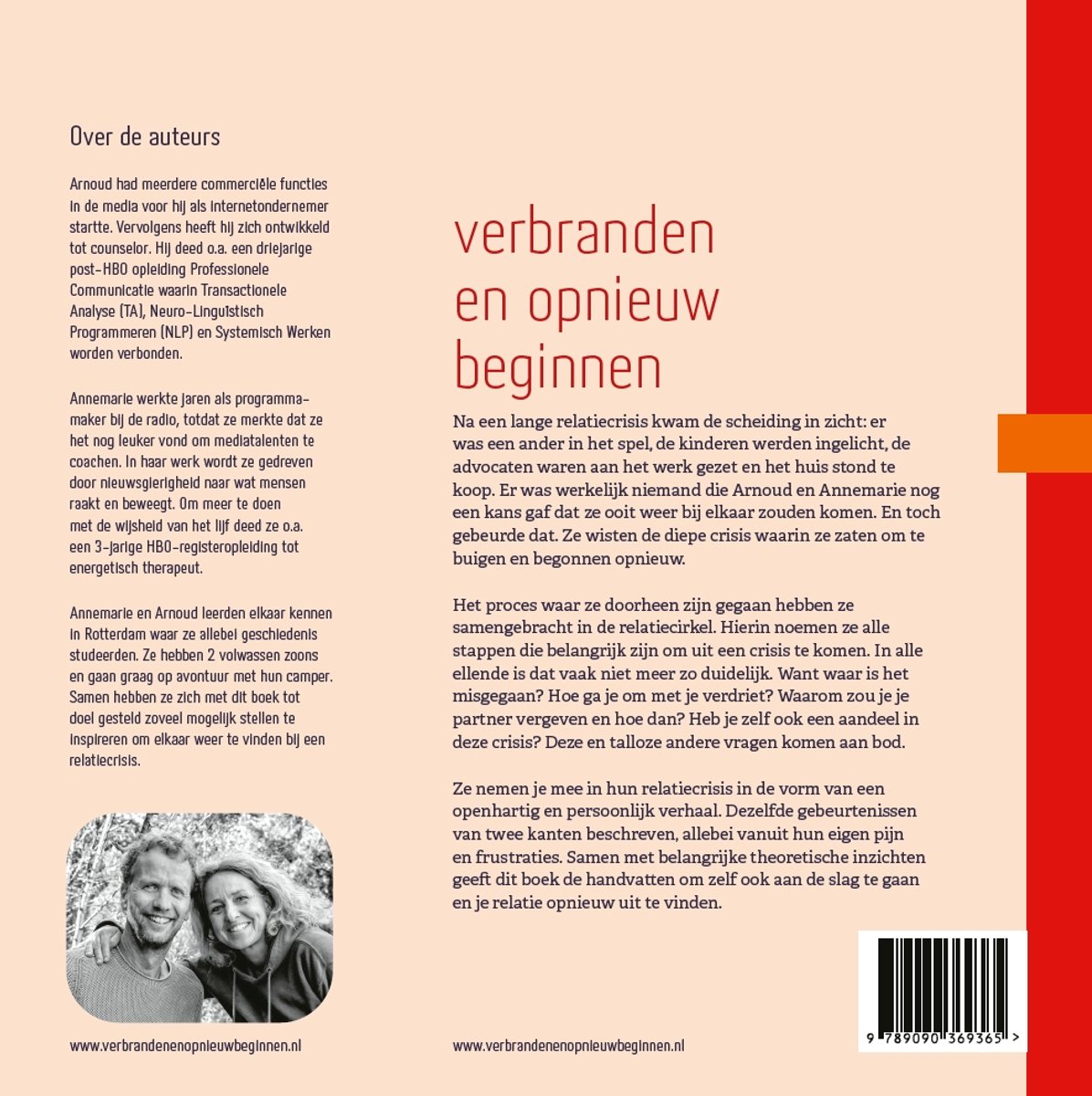 Verbranden en opnieuw beginnen - back cover