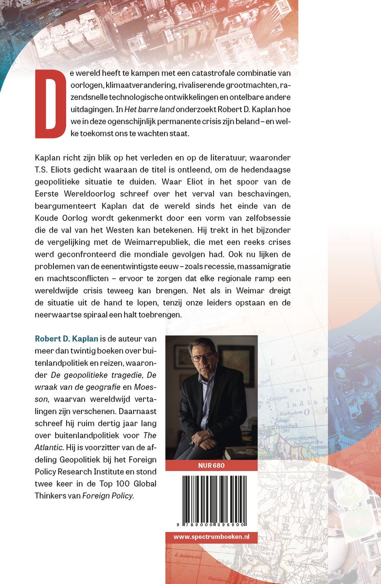 Het barre land - back cover