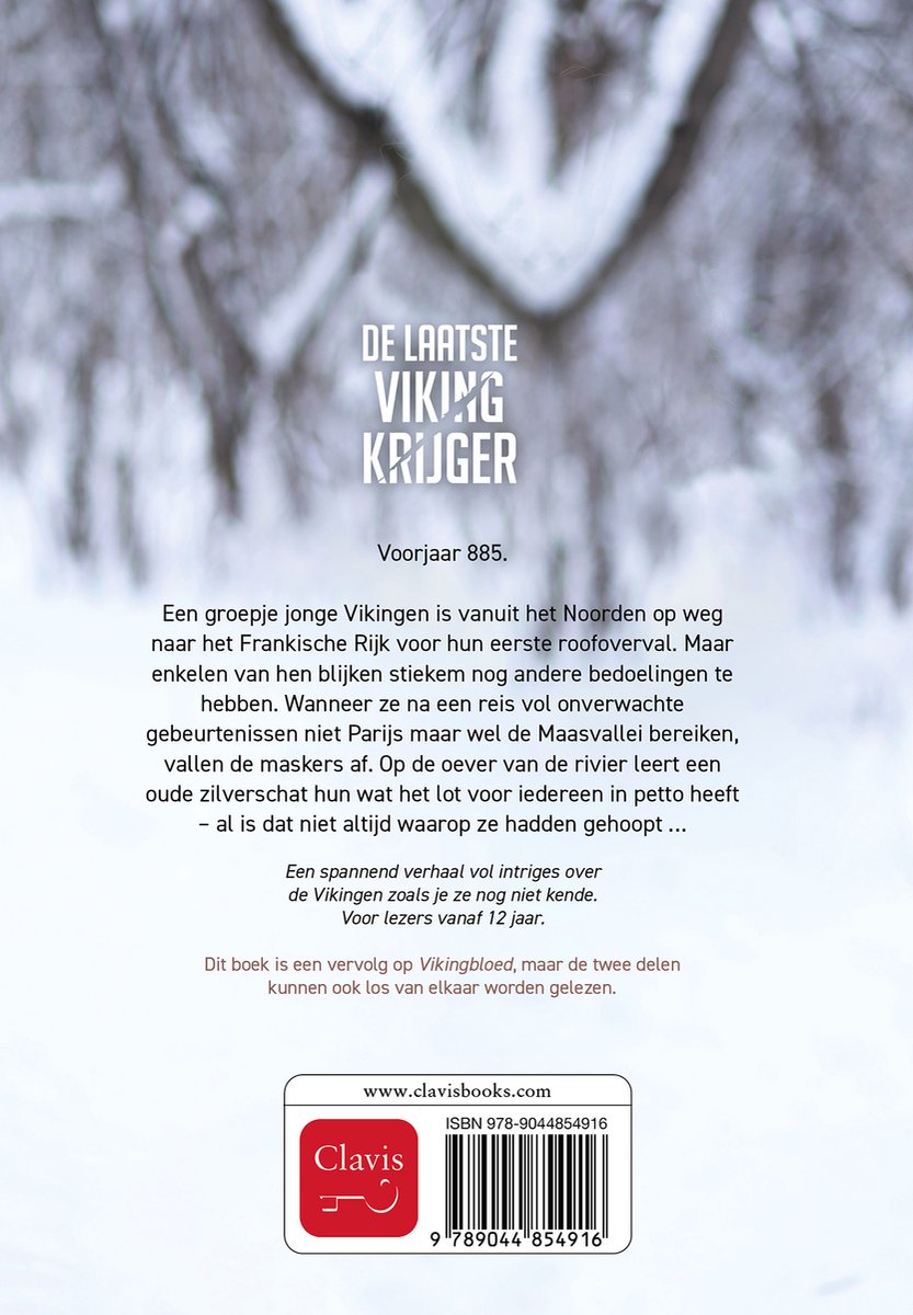 De laatste Vikingkrijger - back cover