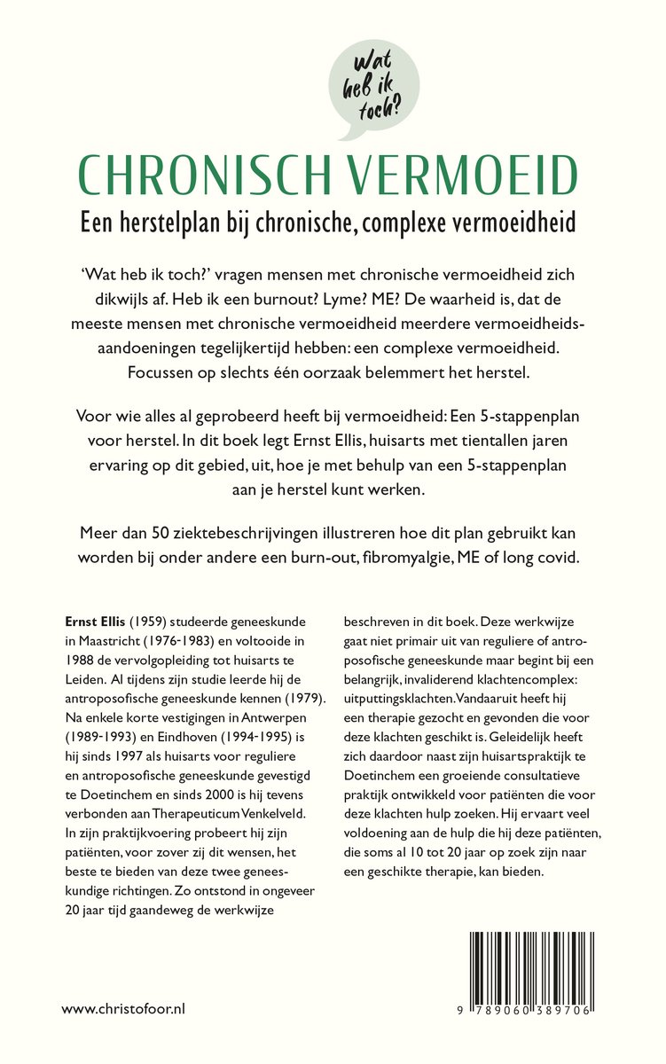 Chronisch vermoeid - back cover