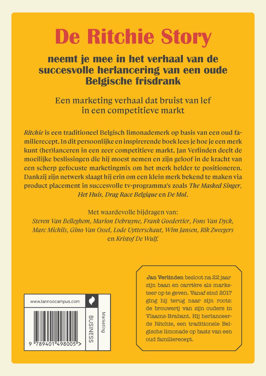 De Ritchie Story - back cover