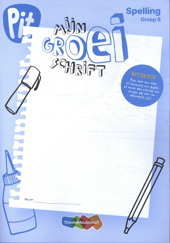 Pit Spelling groep 6 groeischrift - cover