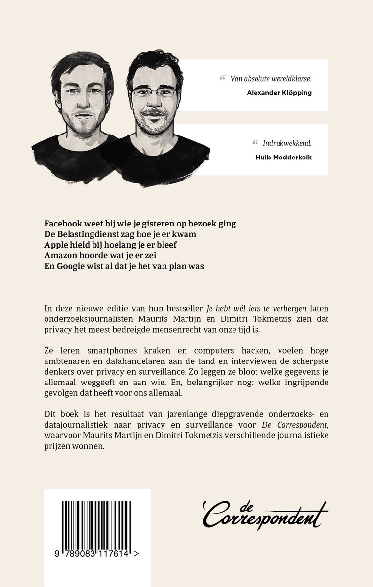 Je hebt wél iets te verbergen - back cover