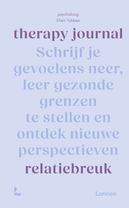 Therapy journal: Relatiebreuk - cover