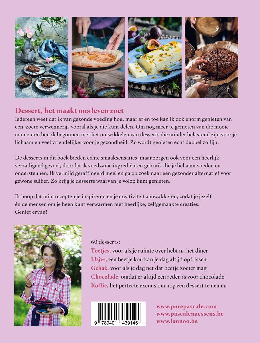 De beste desserts van Pascale - back cover