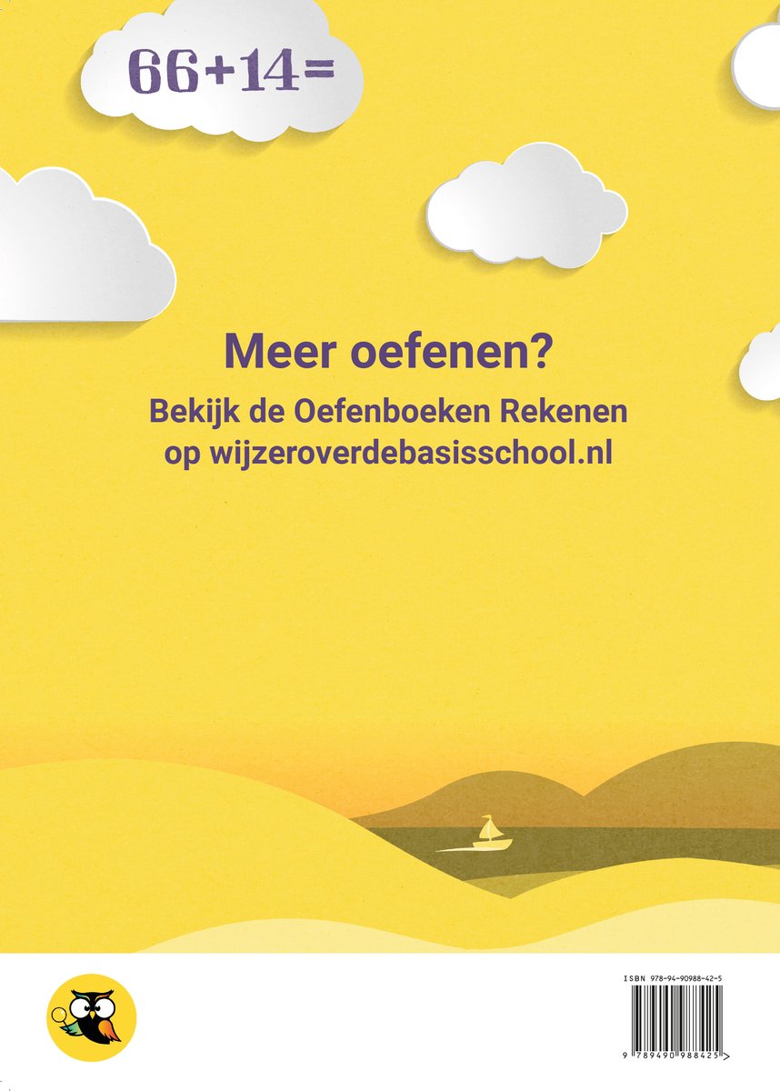 Het Grote Vakantieboek Rekenen - van groep 3 naar groep 4 - Editie zomer 2026 - Wijzer over de Basisschool - back cover