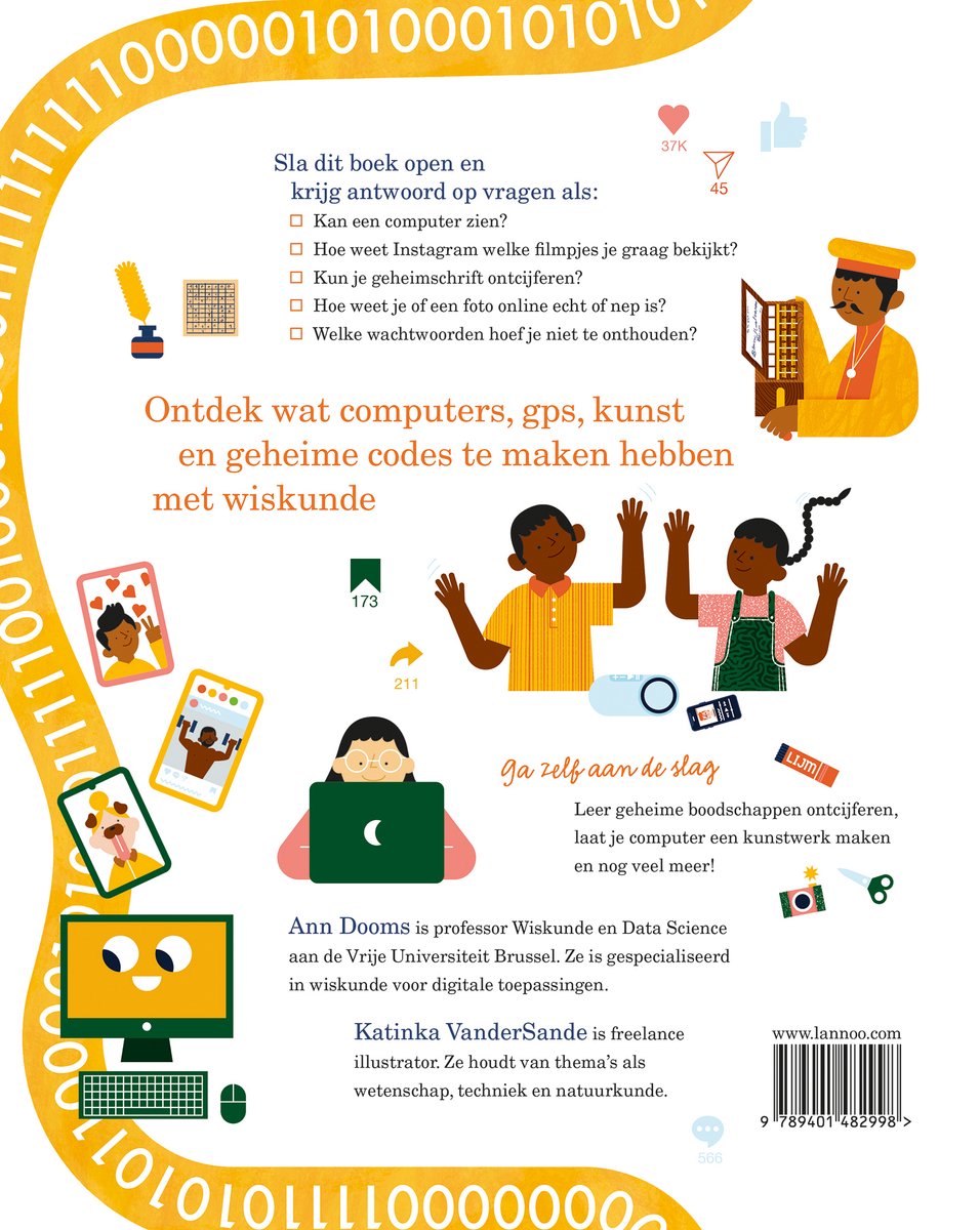 Wiskunde in je smartphone - back cover