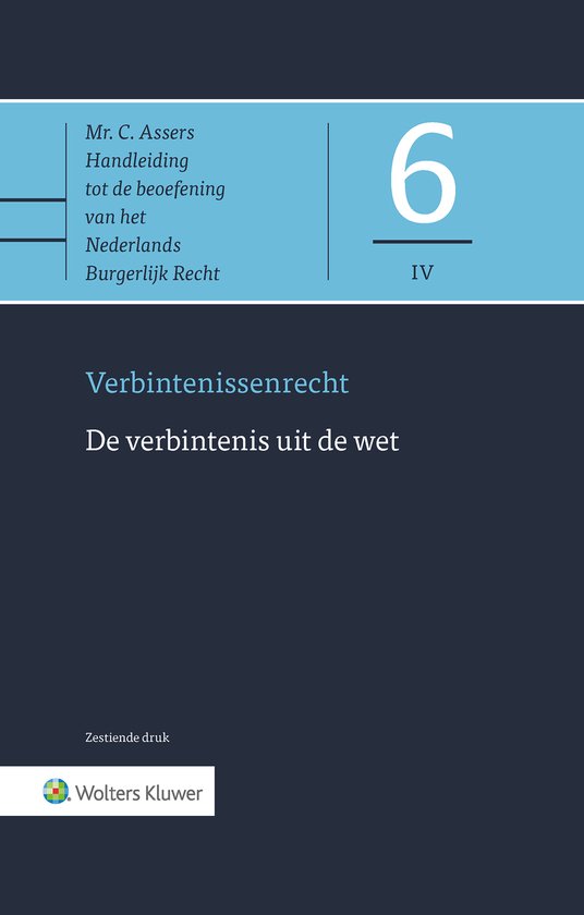 Asser-serie 6-IV - De verbintenis uit de wet - cover