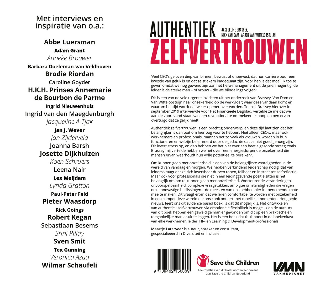 Authentiek zelfvertrouwen - back cover