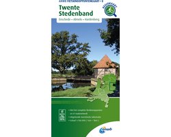 ANWB Fietsknooppuntenkaart 8 - Fietsknooppuntenkaart Twente Stedenband 1:100.000