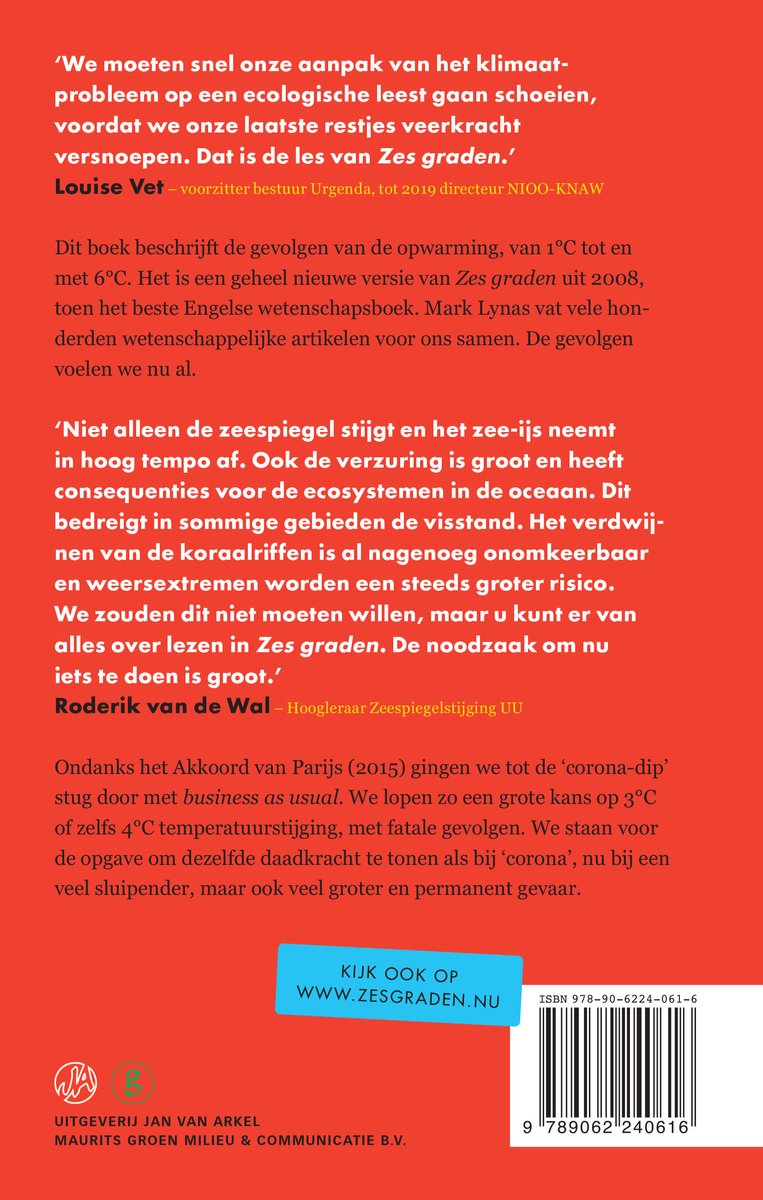 Zes graden - back cover