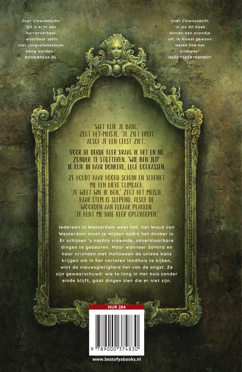 Westerdam - Het huis zonder einde - back cover