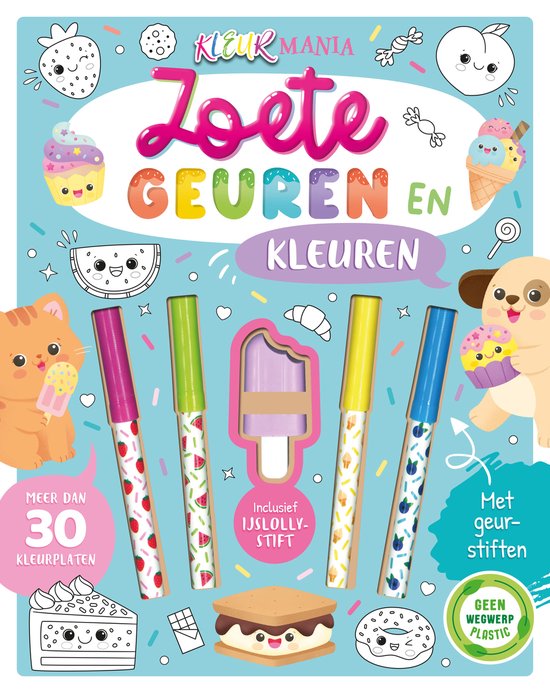 Kleurmania - Zoete geuren en kleuren - cover