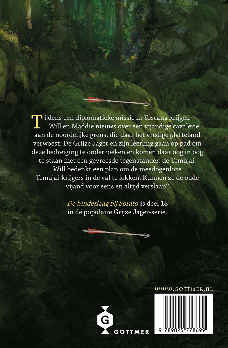 De Grijze Jager 18 - De hinderlaag bij Sorato - back cover