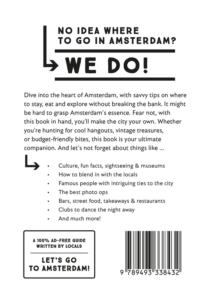 Why Should I Go To Amsterdam - back cover