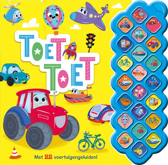 Toet toet - geluidenboek 22 geluiden - cover