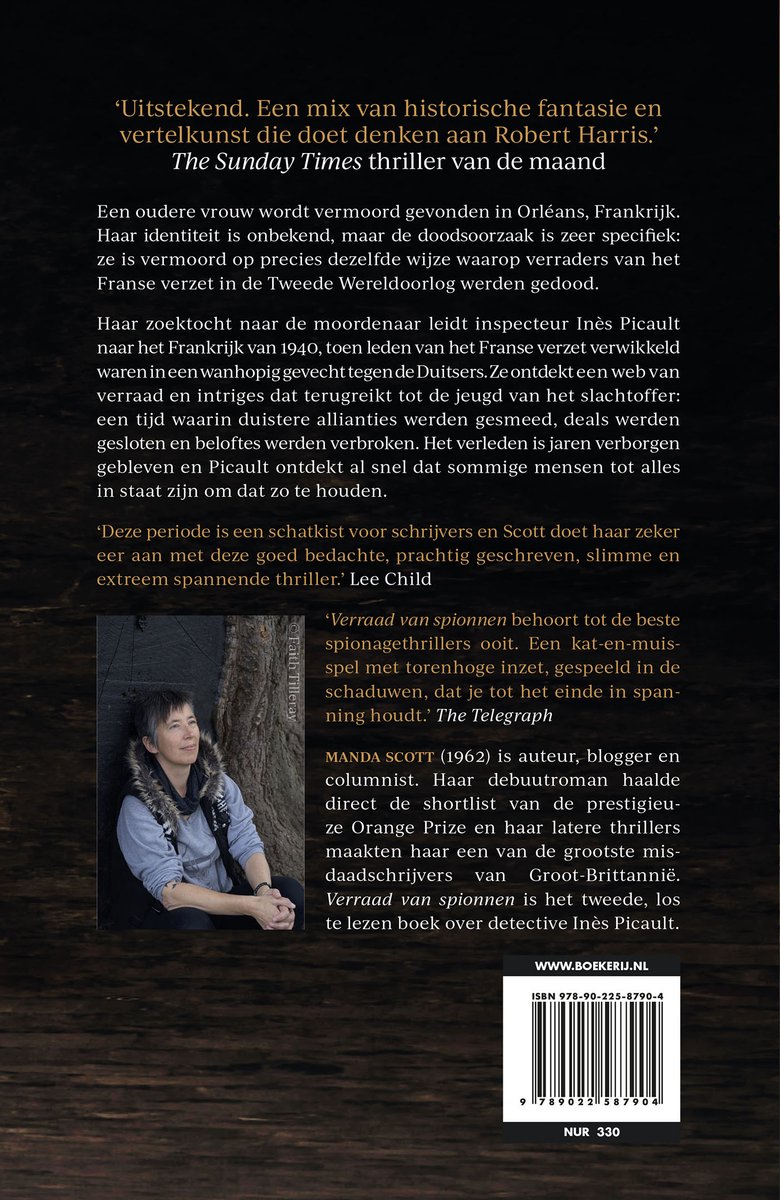 Verraad van spionnen - back cover