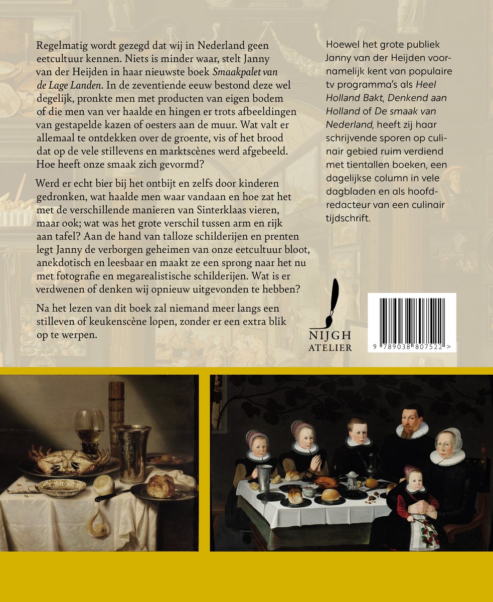 Smaakpalet van de Lage Landen - back cover