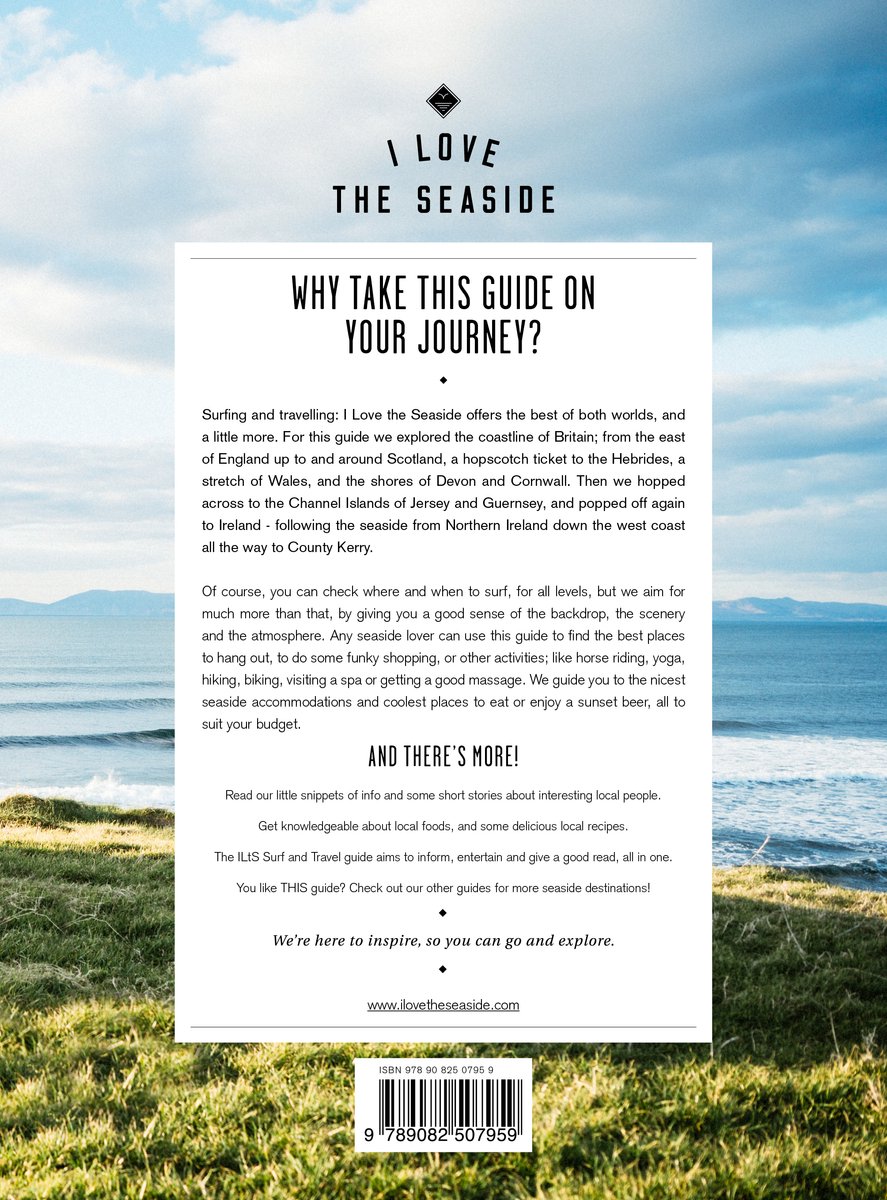 Boek "I Love the Seaside", de gids voor surfen en reizen in Groot-Brittannië en Ierland.