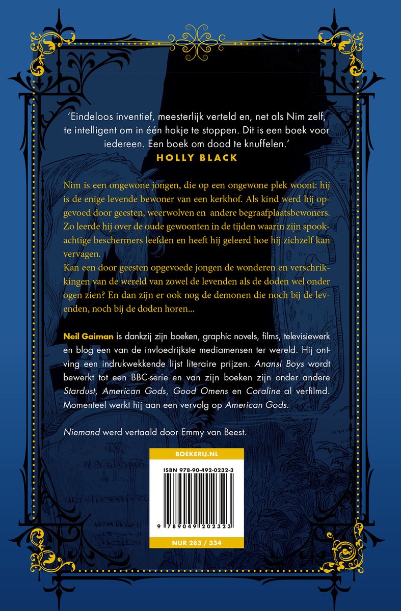 Niemand - back cover