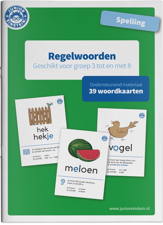 Spelling Regelwoorden geschikt voor de groepen 3 tot en met  ... - cover