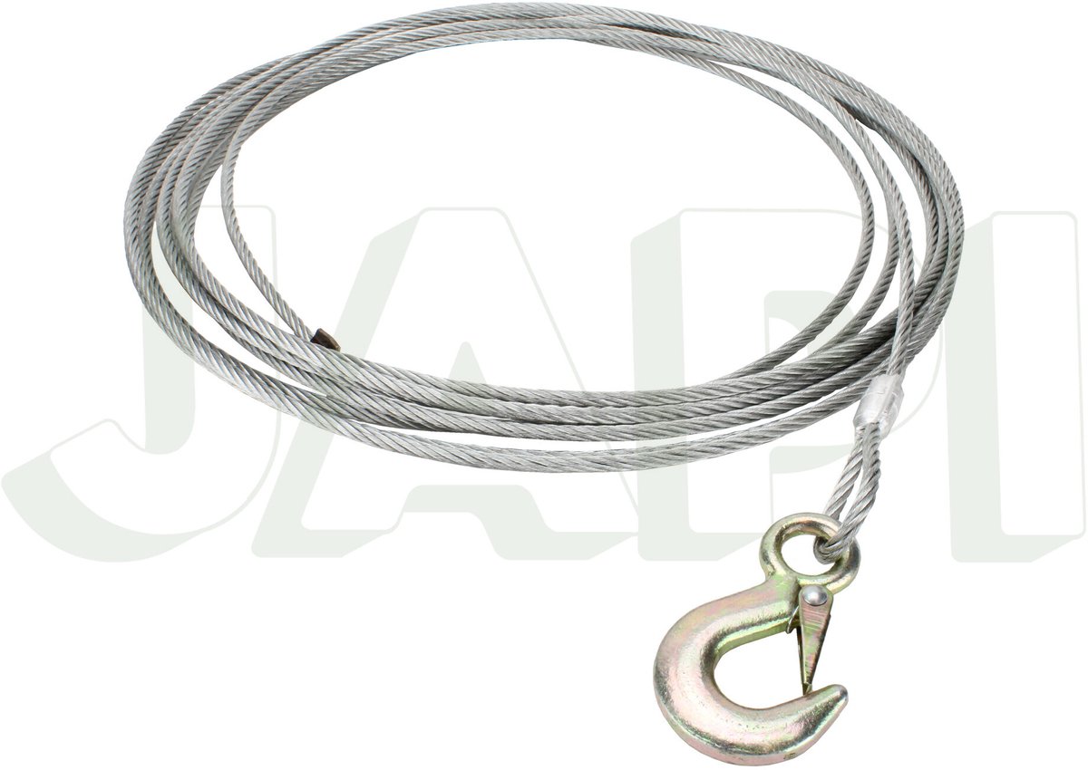 Lierkabel 6mm/9mtr/haak