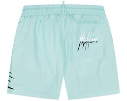 Malelions - Badkleding Blauw Malelions Split Swim Shorts Zwembroeken Blauw Mm3-ss25-13