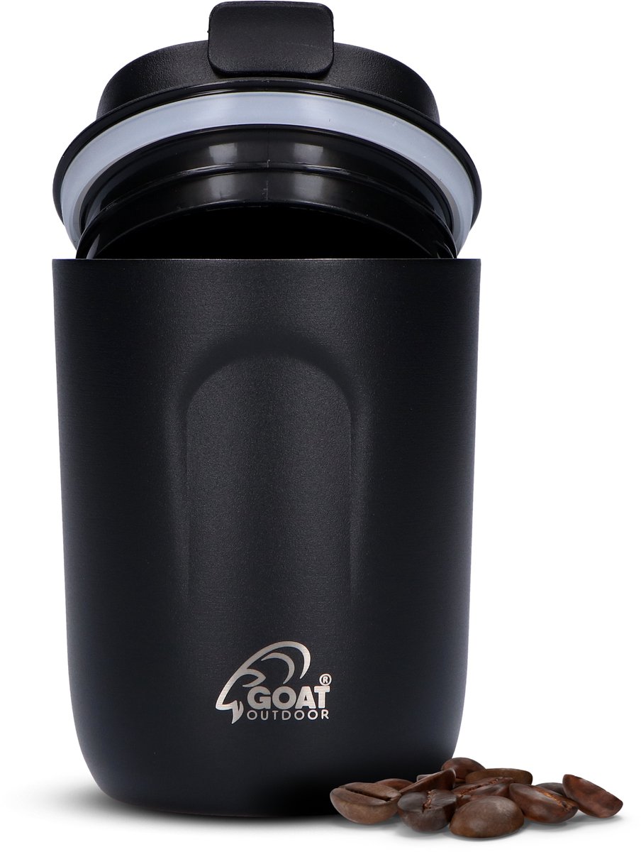 GOAT Outdoor Thermosbeker - Koffiebeker To Go - Travel Mug voor Koffie en Thee - Theebeker - 220 ML - RVS