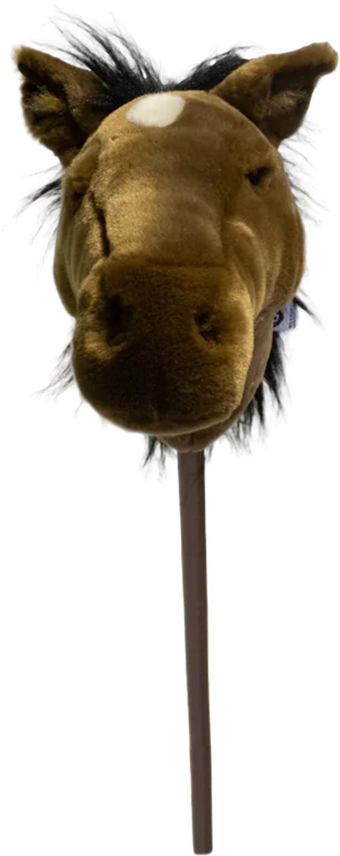 Wild and Soft Stokpaard Paard Bruin