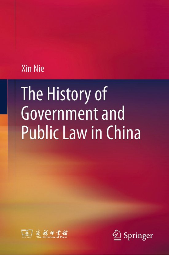 History (R0) - The History of Government and Public Law in C ... - cover