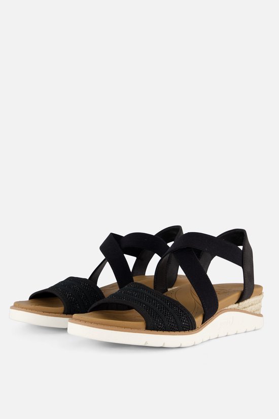 Skechers Arch Fit Beach Kiss - Boho Beyond Sandales pour femmes Talon - Noir - Taille 41