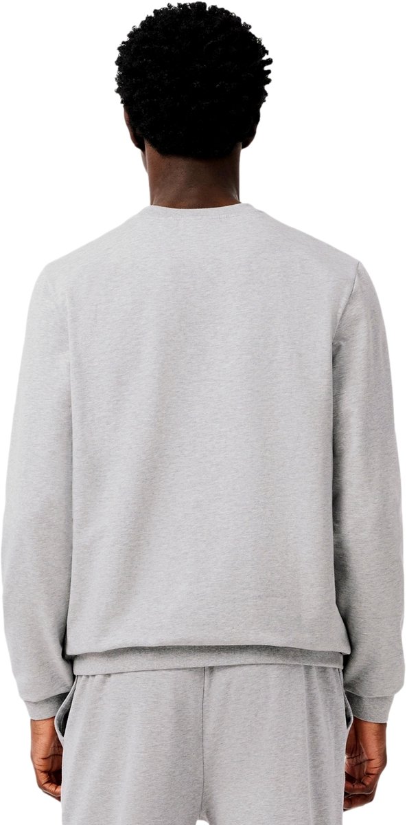 Lacoste Fleece Lounge Sweater Heren Grijs