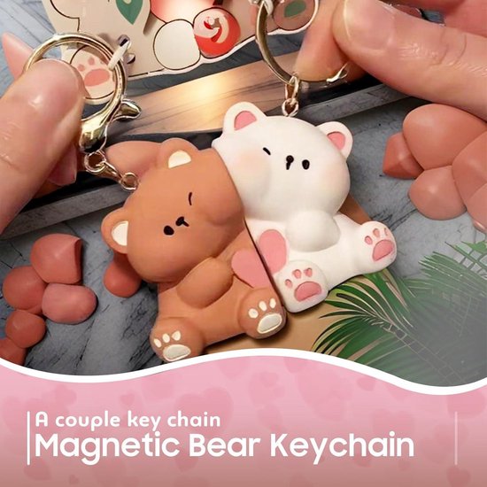 Partner sleutelhanger 2 hartjes met gravure Valentijnsdag verloving hart huwelijk geschenk voor verliefde rood zilver liefde vriend vriendin