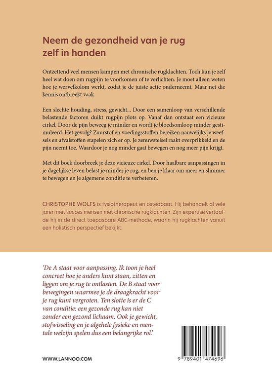 Het ABC van een gezonde rug