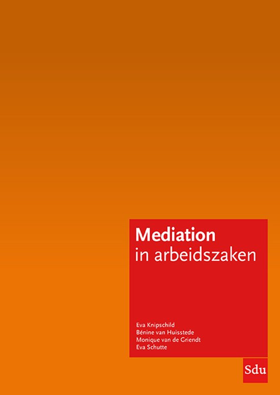 Mediation reeks - Mediation in arbeidszaken - cover