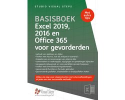 Omslag van Basisboek Excel 2019, 2016 en Office 365 voor gevorderden