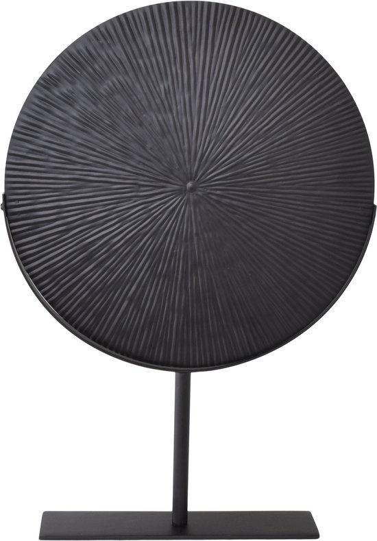 LOFT42 Burst Ornament op voet - Zwart Metaal Ø36cm