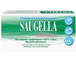 Saugella Cotton Touch 16 Regelmatige Hygiënische Tampons