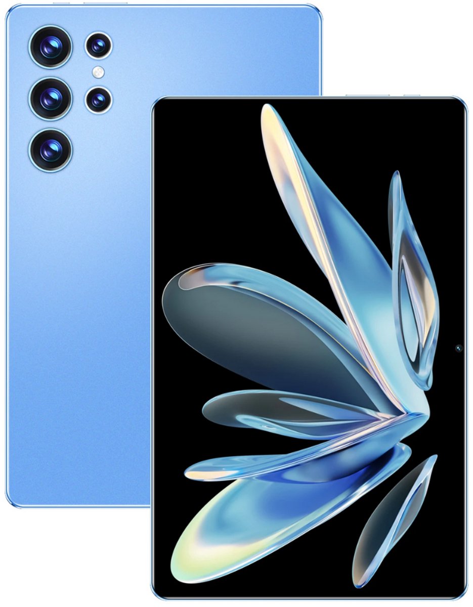 2025 5G Nieuwe 10,36-Inch Tablet Android 16GB RAM 1TB ROM Android 12000mAh Batterij 16MP 32MP 10-Core Dual SIM Netwerk Bluetooth - blauw
