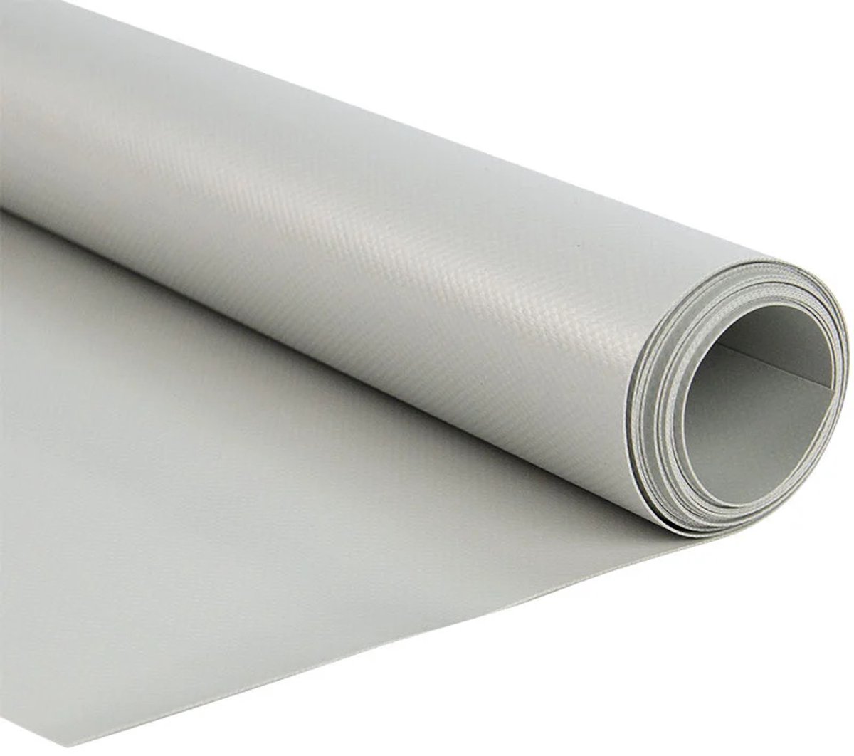 Afdekzeilwinkel - Pvc zeildoek - 430gr Lichtgrijs 7035 Glans - per meter of rol