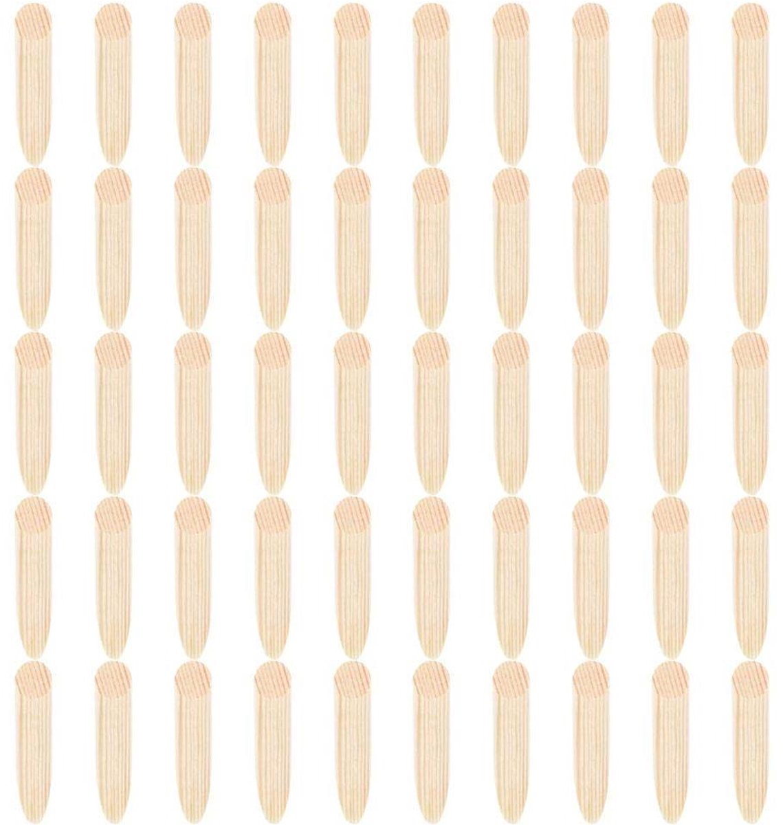 50 stuks houten zakgatstoppers - Houtbewerkingsschroeven stopkit voor verschillende schuine gaten - Grenenhoutboorgereedschap voor timmer- en handwerk