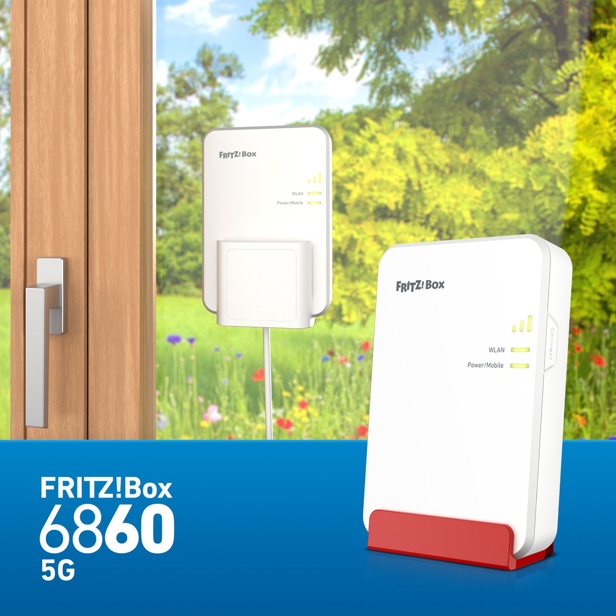 AVM FRITZ!Box 6860 5G: mobiel internet tot 1,3 Gbit/s, WiFi 6 thumbnail 2
