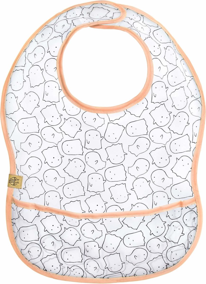 Goedkoopste Lässig - Slabbetje Bib Little spooky peach