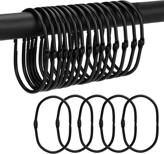 Lot De 100 Anneaux Pour Tube Ø 34-38 Mm - Rideau De Douche - Générique - Neuf